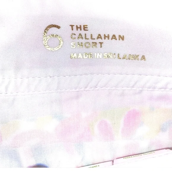 Lilly Pulitzer Callahan shorts, Nwot, very colorful, summery, beach, size 6 - Picture 4 of 4
